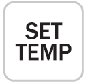 voyant  (TEMPÉRATURE DE CONSIGNE)